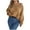 Khaki, variant on Lovskoo 2024 Sweaters for Women Long Sleeve Casual Solid Color Dolman Sleeve Loose Top Sweater Olive Green