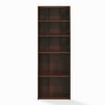 thumbnail image 3 of Furinno Wright 5-Shelf Bookcase, Brook Cherry, 17061BC, 3 of 6