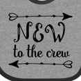 thumbnail image 4 of Inktastic Baby New to the Crew Arrows Boys or Girls Baby Bib, 4 of 4