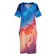 thumbnail image 4 of Vestido holgado con cremallera y póster de Spiderverse Falling para mujer, vestido largo para mujer, vestidos de verano, 4 of 7