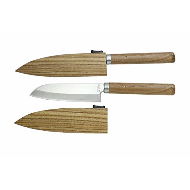 Fruits Knife With VG1 Clad blade (Santoku) w/ Sheath KC079