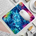 Mouse Pad for Desk, Colorful Tie Dye Mouse Mats Cloth with Rubberized