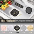 thumbnail image 4 of 2 Pack Drain Hair Catcher Silicone Bathroom Accessories Shower Drain Protector Sink Drain Strainer Hair Stopper for Shower Kitchen Bathroom Tub Grey, 4 of 10
