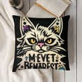 thumbnail image 3 of SHANXI Cat Mom Gifts, Cat Mom Gifts for Women, Best Cat Mom Gifts, Cat Gifts for Women, Cat Mom, Best Cat Mom Ever Pillow Covers , White 22x22in, 3 of 5