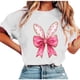 thumbnail image 1 of Tops de Manga Corta de Verano para las Mujeres Imprimir Blusa de Cuello Redondo, Moda Ligera de Poliéster Spandex, 1 of 4