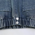 thumbnail image 2 of Coerni Girls Vintage Jeans High Waisted Wide Leg Denim Pants Distressed Straight Leg Jeans Teen Kids Casual Loose Fit Trousers, 2 of 9