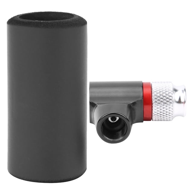 Manual CO2 Inflator, Mini CO2 Inflator, CO2 Inflator with Sleeve, Outdoor Bicycle for Daily Furniture Bike Red,Black