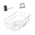 thumbnail image 3 of Lipstore Basket Portability Carrier Aluminum Alloy Front Rear Bike Cargo Rack White Screws, 3 of 8