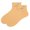 Wheat, variant on Antibacterial Socks with Embroidery, , Mid-Calf , Summer Breathable , No-Seam Black Socks For Women's , Size Uniform size , 6 Pair