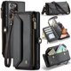 thumbnail image 1 of Funda tipo cartera para Samsung Galaxy Note 20 Ultra con bloqueo RFID, tarjetero, cremallera y ranura para billetes, correa de hombro magnética de piel sintética suave para Galaxy Note 20 Ultra, 1 of 9