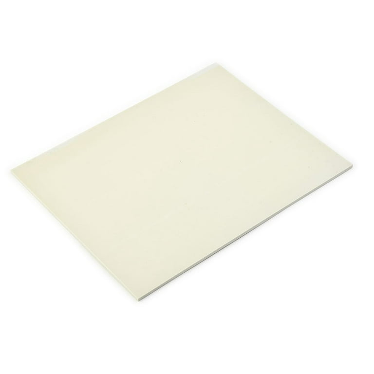 1 Pcs White ABS Plate Model Plastic Flat Sheet Plate DIY Model Craft Multi  Sizes