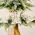 thumbnail image 2 of White Christmas Tree Decorations and Ornaments - Snowflake Candy Christmas Tree Decor - Cute Christmas Ornaments Included Ribbons for Hanging (Set of 3) (A-White Box Ornaments), 2 of 7