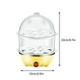thumbnail image 3 of HLONKMultifunctional Eggs Cooker (double Layer  US Standard) Yellow, 3 of 3