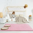 thumbnail image 5 of LOCHAS Luxury Fluffy Rug Ultra Soft Shag Carpet for Bedroom Living Room Big Area Rugs, 3'x5',Pink, 5 of 6