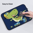 thumbnail image 6 of Bingfone Dino Playing Roller Skate Laptop Sleeve Case 15 Inch, 360° Protective Computer Carrying Bag, 6 of 9