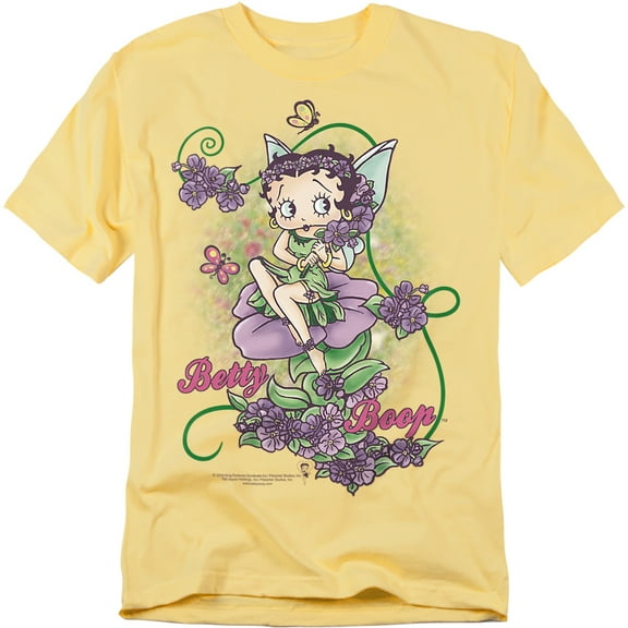 Betty Boop T-Shirt Flower Vine Fairy Unisex Graphic Tee For Men & Women