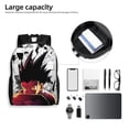 thumbnail image 4 of Hunter × Hunter Backpack, Large Capacity Bookbag For College Travel, 16.1x11.8x6.5 Inch, 4 of 8