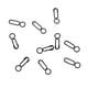 thumbnail image 3 of 50 piezas pesca pesca giratorios Snap conectores de material acero inoxidable de níquel negro shamjiam Conectores de pesca, 3 of 7