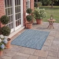 thumbnail image 4 of Safavieh Courtyard Finnian Solid Indoor/Outdoor Area Rug, Navy/Gray, 2'7" x 5', 4 of 16