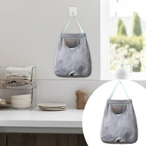 BinKFF Plastic Bag Holder for Grocery Bags, Hanging Storage Bags Plastic Mesh Bags Dispenser Organizer Trash Bags Grocery Shopping Bag Holder for Home and Kitchen