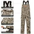 thumbnail image 2 of BASSDASH Men’s Waterproof Fishing Bibs Stain Resistant Rain Pants Adjustable Lightweight Pu-Coated Workwear Overalls, 2 of 8