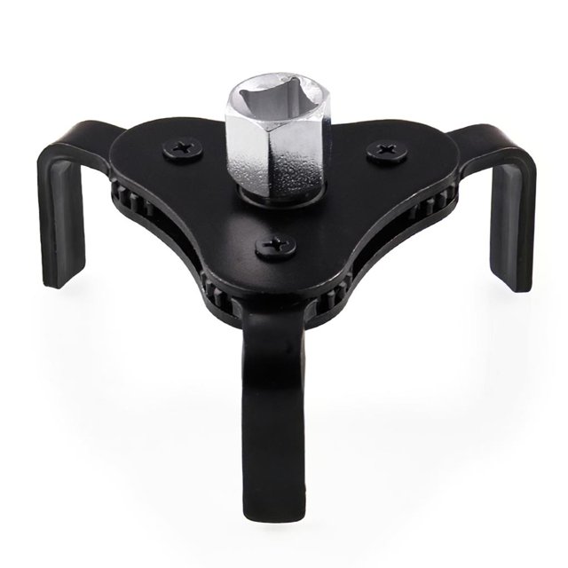 Llave De Filtro Automotriz Llave De Rejilla De Aceite De Motor De Tres Mordazas Ajustable Herramienta De Mantenimiento Automático De Desmontaje De Rejilla De Aceite Universal Con 3 Mordazas Para Guardurnaity VI003504-00