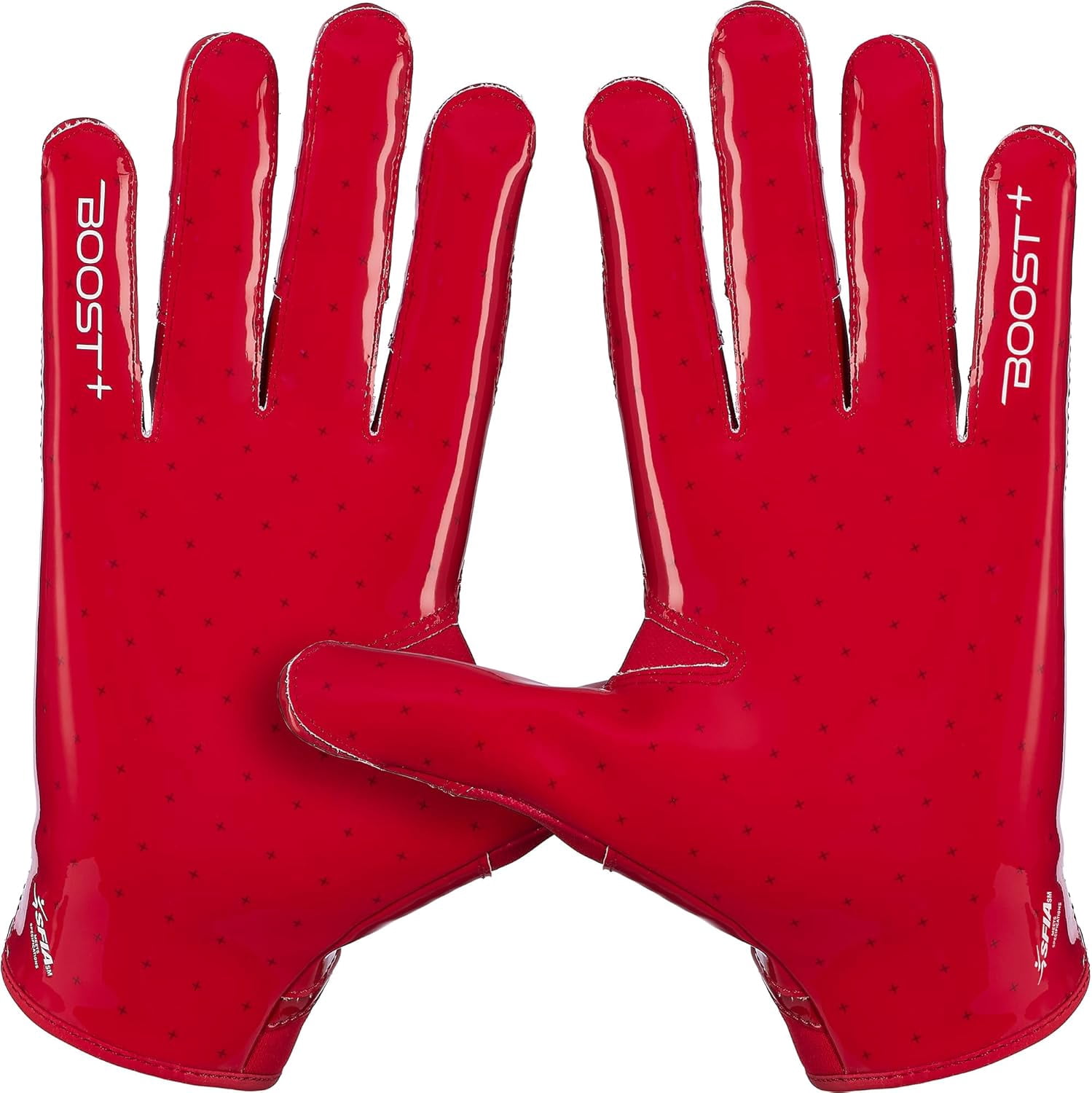 Football Gloves Solid Stealth 6.0 Boost Plus Sticky Receiver Gloves - Men's and Youth Sizes