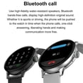 thumbnail image 3 of Reloj inteligente IP68 resistente al agua para hombre y mujer, deportivo, con rastreador de actividad física, reloj inteligente para iPhone 12, Xiaomi Redmi, Apple, Samsung, color negro, 3 of 5
