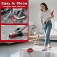 thumbnail image 4 of HSAPOW-2 Pack Scrub Brush Replacement Head Compatible with O Cedar Easywring 1-Tank System, 2 Pcs Spin Mop Replace Scrubber Mop Head & 1 Mop Base for Bathroom Kitchen Deck Tub and Tile, 4 of 4
