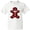 AA-White, variant on Inktastic Buffalo Plaid Gingerbread Man Youth T-Shirt