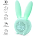 thumbnail image 1 of Reloj despertador con luz YONGSHENG conejo para niños lámpara de noche creativa función de repetición luz nocturna temporizada, 1 of 5