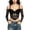 Black01, variant on Karymi Womens Blouses Off Shoulder Deep V Floral Lace Corset Top, Boned Sheer Mesh Long Sleeve Cropped Bustier, Slim Fishbone Waist Lace Blouse Shirts for Women