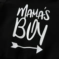 thumbnail image 5 of Baby Boy Clothes Long Sleeve Letter Hooded Sweatshirt Fall Winter Outfit Black 3-6 Months, 5 of 7