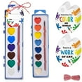 thumbnail image 3 of 12 Pack Valentine’s Day Gift Watercolor Kids Card Set, 8 Color Watercolor Paint, Washable Paint Set with Brush for Kids Adult, School Classroom Supplies Party Favors Valentines Gifts, 3 of 7