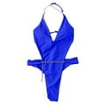 thumbnail image 1 of Traje de baño de una pieza con escote en V profundo y sexy para mujer, traje de baño con recortes, traje de baño Rave, 1 of 6