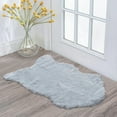 thumbnail image 5 of Home Soft Things Faux Fur Rug - Vapor Blue - 24" x 36", 5 of 9