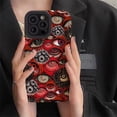 thumbnail image 1 of Funda de teléfono suave con patrón de ojo rojo escalofriante para iPhone 15 14 12 11 13 Pro Max 14Plus 12 13 Mini 7 8 Plus X XS Max XR, 1 of 4