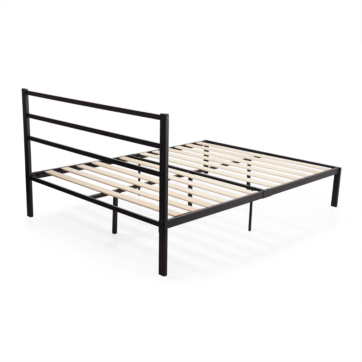 Lowestbest Queen Size Metal Bed Frame, Platform Bed with Headboard Footboard Lowestbest Queen Size Metal Bed Frame, Platform Bed with Headboard Footboard