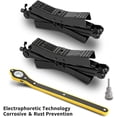 thumbnail image 2 of GHSDFBB Stabilisateur de Cale de Roue de Véhicule Récréatif 2 Ensembles, Double Vitesse Ciseaux de Pneu de Camion RV Robuste, Accessoires de Véhicule Récréatif pour Remorques de Voyage Craies de Pneu, Revêtement Anti-Rouille, Compatible avec 3.5, 2 of 7