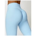 thumbnail image 4 of Leggings de entrenamiento ocultos for mujer, cintura alta, levantamiento de glúteos con control de barriga, pantalones de yoga for gimnasio, 4 of 7