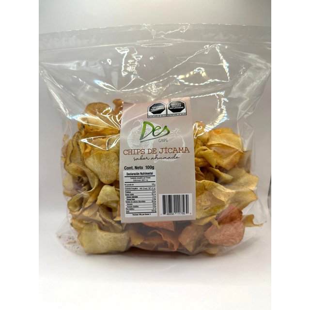 Chips Botana de Vegetales Horneados Deshidratados, Libres de Glúten, Veganas de 500 gr - Sabor Pepino Chilito
