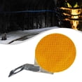 thumbnail image 3 of Reflector frontal para señalización de entrada de vehículos, alta visibilidad, 10 cm, fácil de instalar. amarillo, 3 of 4