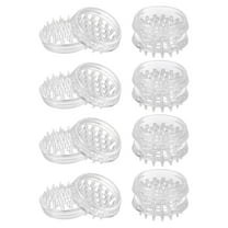 16Pcs Carpet Protectors Spiked Caster Cups 1.46" Round Spiked Furniture Cup