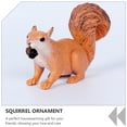 thumbnail image 5 of 2 Count Squirrels Outdoor Artificial Cute Animal Decoration Tabletop, 5 of 8