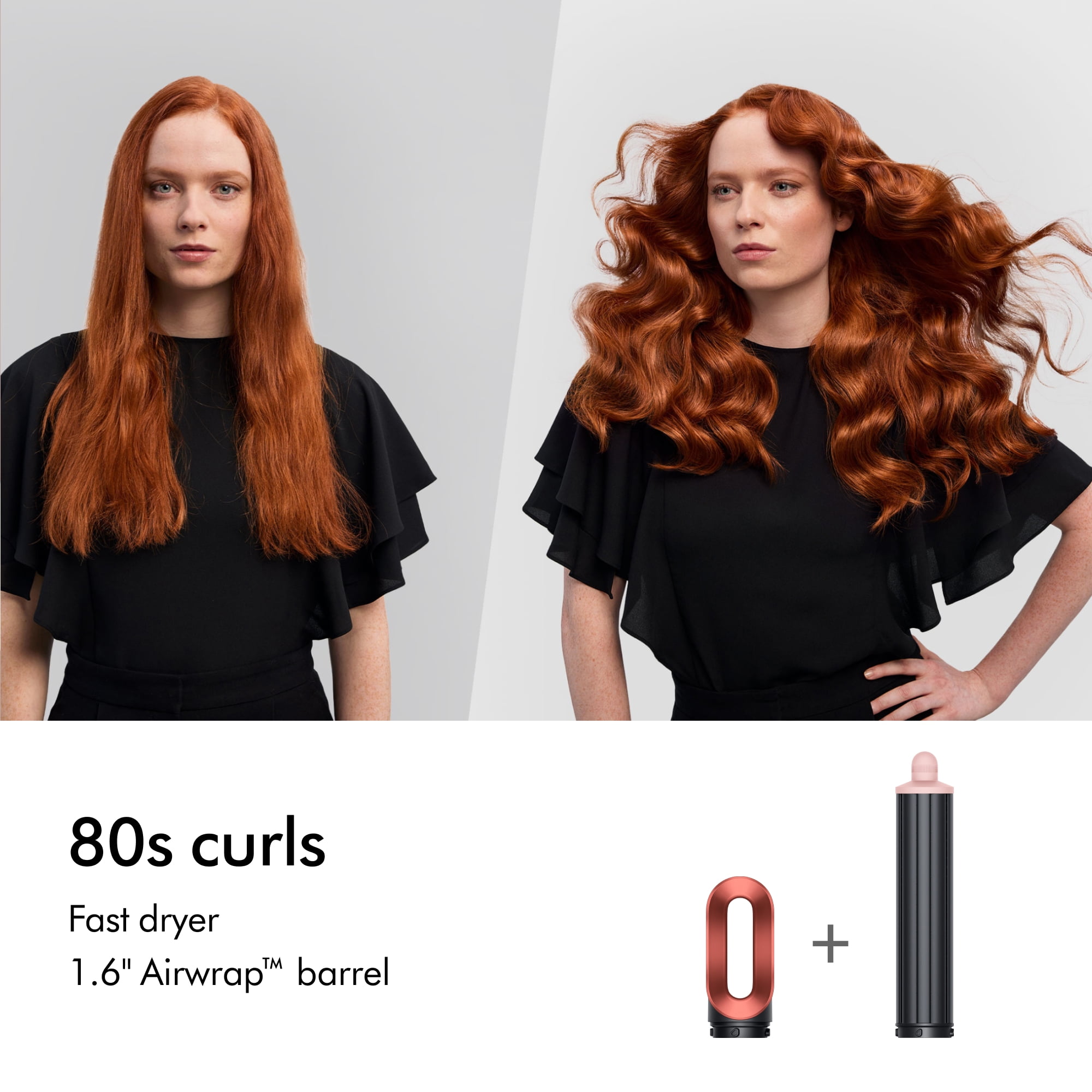 Restored Premium Dyson Airwrap i.d.™ multi-styler Straight+Wavy | Strawberry Bronze/Blush Pink (Refurbished)