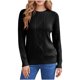 thumbnail image 2 of AUNVITO Women's Ribbed Knit Sweater Crew Neck Long Sleeve Lightweight and Warm Casual Elegant Style, 2 of 9
