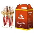 thumbnail image 1 of Juego De Cubiertos Bewildely De Acero Inoxidable 24 Uds. Cocina Y Comedor Rojo Y Dorado, 1 of 6