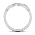 thumbnail image 6 of TimeLe$$ Classics 14K White Gold Diamond Infinity Ring (Ring Size 9), 6 of 6