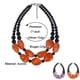 thumbnail image 4 of Guardurnaity Collar llamativo para mujer, collares de moda, joyería de decoración portátil, accesorios decorativos para vestir, viajes Ropa, zapatos y accesorios Miscelánea Violeta Guardurnaity AP014835-01, 4 of 6
