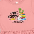 thumbnail image 4 of Inktastic Bookworm Ready for Preschool Girls Toddler Dress, 4 of 5